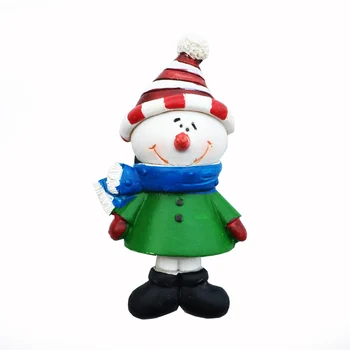 Mos craciun Decor de Desene animate Magnetic Frigider Crăciun om de Zăpadă 3d Rășină Decorative, Magneti de Frigider, Cadouri pentru Copii