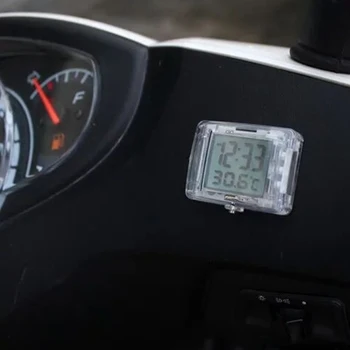 Motocicleta Ceas rezistent la apa Luminos Ceas Termometru cu lumina de Fundal de Timp și de Afișare a Temperaturii