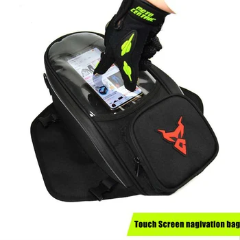 Motocicleta Magnetic Tank Sac Impermeabil Combustibil Ulei de Motocicleta tankbag Telefon Mobil de Navigare GPS Moto Coada saci de Motocross de Călătorie