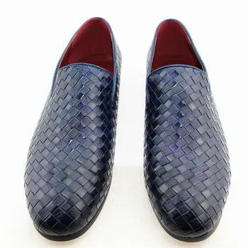 Movechain Design de Epocă Bărbați Țesute de Cereale din Piele Casual de Conducere Haimana Moda Mens Balerini Mocasini Om Slip-On Pantofi Plus dimensiune