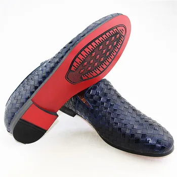 Movechain Design de Epocă Bărbați Țesute de Cereale din Piele Casual de Conducere Haimana Moda Mens Balerini Mocasini Om Slip-On Pantofi Plus dimensiune