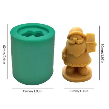 Moș crăciun Rășină Mucegai 3D Mos Craciun Mucegai Silicon Cristal Rășină Epoxidică Mucegai pentru DIY Figurina Meserii
