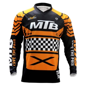 MTB brand Personalizat haine de vara tricouri alpin jersey bărbați ciclism jersey de Pe drum lung cu motocicleta Verde cu maneci Scurte T-shirt