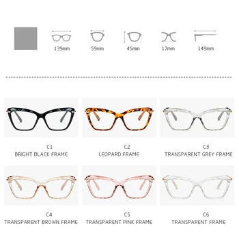 Mult Deținător de Primăvară de Moda Unic Fațete Ochelari Cadru Femei Lectură Transparentă Sexy Ochi de Pisica UV400 Ochelari oculos de dol
