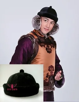 Multi-design Caciula de Blana de Iarnă Qing Curtea Ofițer Pălărie Împăratului Pălărie