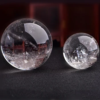 Natural glob de Cristal Magic Minerale Sfera de Colectare Bijuterie Biroul de Acasă Decorare 3 la 20 cm de Clar poloneză Meserii