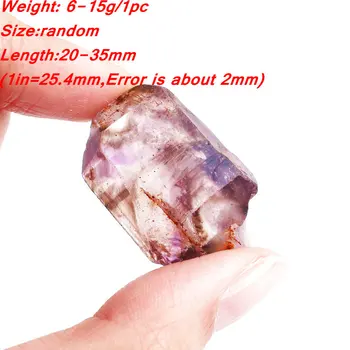 Naturale Rare Dur Super Șapte Osos Cristale Violet Piatra Piatra Ametist Cristal De Cuarț Specimen De Vindecare Decor