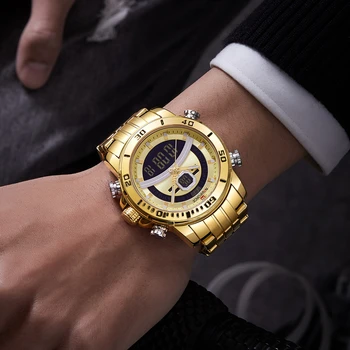 NAVIFORCE Brand de Lux pentru Bărbați Ceasuri de Moda Cuarț Bărbați de Afișare a Datei Sport Chrono Impermeabil Ceas Deșteptător Relogio Masculino