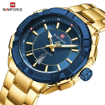 NAVIFORCE Bărbați Ceas de Brand de Moda de Lux Ceasuri Cuarț Bărbați din Oțel Inoxidabil rezistent la apa de Afaceri Încheietura Ceas Relogio Masculino