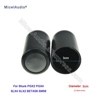 Negru Microfon Acoperi Cana cu Șurub pe Capac Pentru Shure PGX2 PGX4 SLX4 SLX2 BETA58 SM58 Wireless Înlocuire SLX PGX 6Pcs