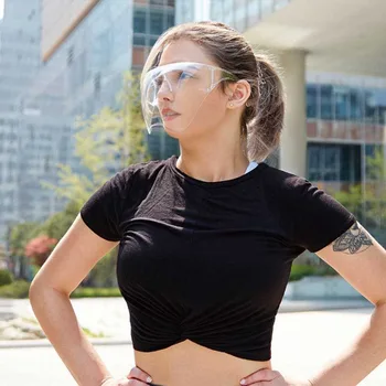 New sosire 2020 futurist pătrat mare Anti-cădere masca de Fata overszied ochelari de soare femei bărbați uv400 oculos de sol feminino
