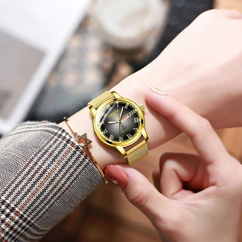 NIBOSI Cuplu Ceas de Lux de Aur Impermeabil Luminos Cuarț Ceas de mână Cuplu Cadou Iubitorii de Ceas Barbati Reloj Mujer Relogio Feminino