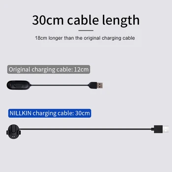 NILLKIN Pentru Xiaomi Mi Band 4 Încărcător Miband 4 pentru xiaomi mi band 4 globală curea incarcator USB pentru xiaomi smart band 4