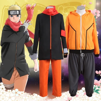 Ninja Uniformă Anime ULTIMUL FILM NARUTO Uzumaki Naruto a viii / Ix-Costume Cosplay Boruto Tatăl Set Complet