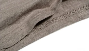 Noi 2019 Moda Simplu De Bază De Top Tricouri Barbati Casual Adânc V-Gât T Cămașă De Sex Masculin Slim Camasi De Lux Tiv Curbat Tricou Navy