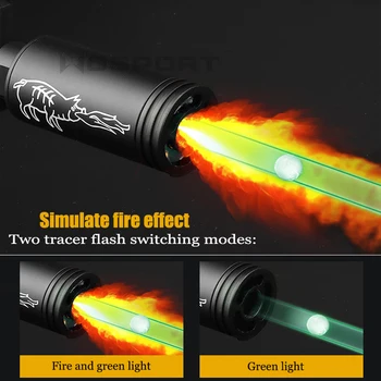 Noi Paintball Airsoft Trasor Bricheta Trasor Unitate Pistol Decorator Spitfire efect cu Fluorescență Pistol Spitfire