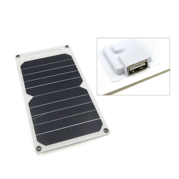 Noi Porturi USB 5V Panou Solar Încărcător 10W Portabil Ultra Subțire Panou Solar pentru Telefon Inteligent Încărcător Solar Panou