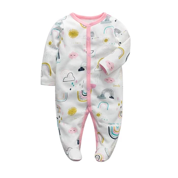 Noi Romper Baby Bumbac Mâneci Lungi Haine Pentru Copii Confortabil Pijamale Copii Copilul Nou-Născut Băieți Fete Haine