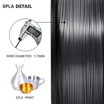 Noi sosiri SPLA Imprimantă 3D cu Filament de 1.75 mm 1KG Bobina același PLA Filamente Toleranță +/-0.02 330 m Lungime Pentru 3D FDM de Imprimare.