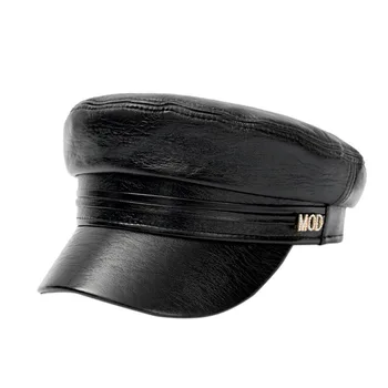Noi Unisex militare pălării sălbatice lână capac plat doamnelor Britanic pictor pălărie bărbați frumos retro marina capac șapcă de marinar gorros