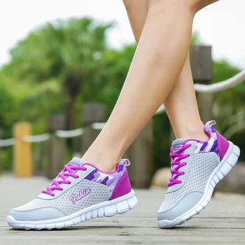 Non-alunecare de femei adidași absorbție de Șoc femei pantofi de alergat Respirabil femei casual pantofi de sport în aer liber pentru femei pantofi de mers pe jos