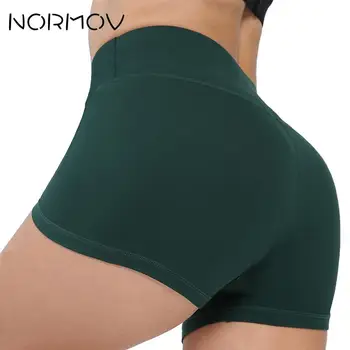 NORMOV Yoga pantaloni Scurți pantaloni Scurți de Sport Pentru Femei Piele de Culoare Negru pentru Femei Antrenament de fitness Ciclism Motociclist pantaloni Scurți Gol-simt Sport Jambiere