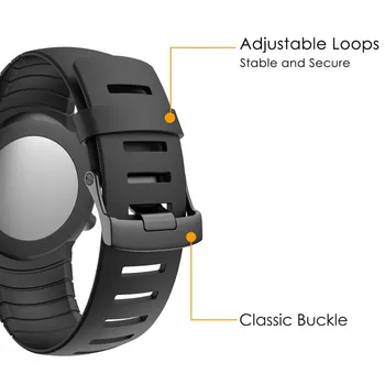 Nou Pentru Suunto Core Smart Watch Band 140mm Să 230mm Încheietura Curea de Înlocuire Sport Bratara