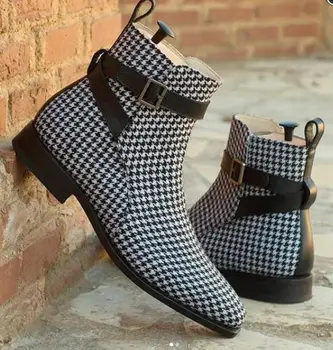 Noua Moda Barbati Pantofi de Înaltă Calitate, cu Fermoar și Cataramă de Design din Piele PU Confortabil Chelsea Cizme Casual Zapatos De Hombre YK488