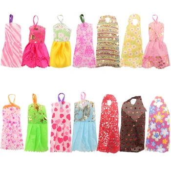 Noua Moda Handmade 27 De Articole/Lot Cu O Cutie-Cadou Jucarii Copii =1 Papusa + 15 Rochii Haine +11 Papusa Accesorii Pentru Barbie Dressing