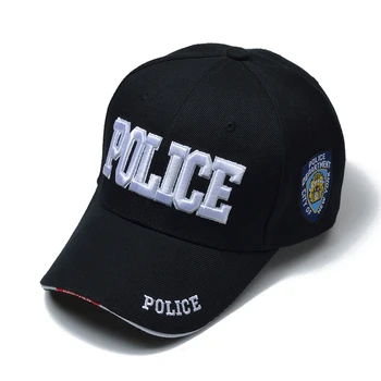 Noua POLIȚIE Mens Tactice Capac SWAT Șapcă de Baseball pentru Barbati Femei Snapback Os Capac de Armata Scrisoare Broderie Pălării