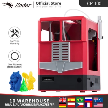 Noul CR-100 Mini-Imprimantă 3D 100*100*80 mm Printer Dimensiunea Creality 3D pentru Copii
