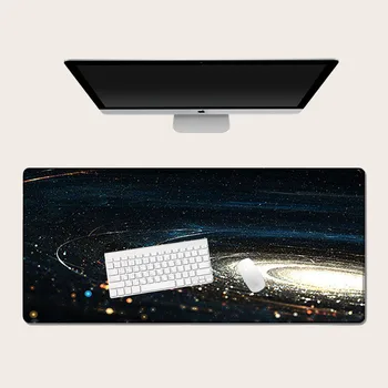 Noul Galaxy Super Mare și Lung de Blocare Marginea Internet Cafe Mouse-Pad Extins Îngroșa Masa Mat, Tastatură, Mouse Pad