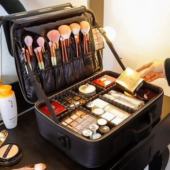 Noul Machiaj Profesional Organizator De Călătorie Frumusete Cosmetice Pentru Make-Up Bolso Mujer Sac De Depozitare De Unghii Cutie De Scule Valize