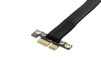 NOUL PCI Express Gen3 8Gbps Flex Mute Cablu PCI-E 1X 1X Slot Riser Card Extender Cablu de Extensie pentru Bitcoin Miner Minier