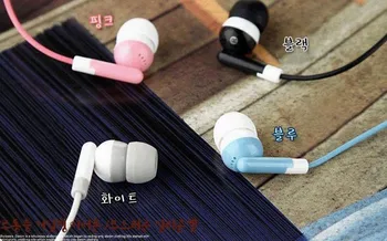 Noul Stereo de 3,5 mm În ureche căști căști căști setul cu cască cu multicolor pentru HTC iPhone Samsung 500pcs/lot