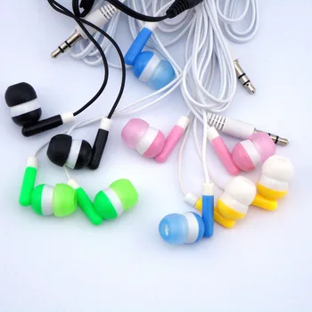 Noul Stereo de 3,5 mm În ureche căști căști căști setul cu cască cu multicolor pentru HTC iPhone Samsung 500pcs/lot