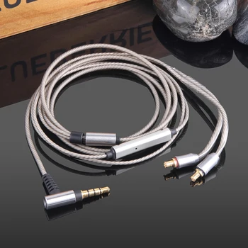 Noul Upgrade-ul Placat cu Argint Cablu Audio Pentru Audio technica ATH-LS400 LS300 LS200 este LS40 LS70 LS50 este Cu remote mic