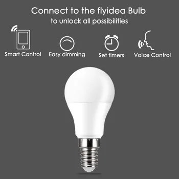 Noul Wireless Wifi Bec Inteligent LED 15W Lampa Magic B22 E14 E27 Control Vocal Bec de Iluminat Acasă Inteligent Google Asistent