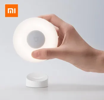 Noul Xiaomi Mijia Condus De Inducție Lumina De Noapte 2 360 Rotativ Reglabil Luminozitatea Infrarosu Smart Senzor De Mișcare Cu Bază Magnetică
