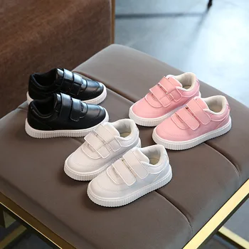 Nouă Copii Pantofi Casual din Piele PU Băieți Fete Moale Talpa de Pantofi pentru Copii Pantofi Sport de Moda Copii Copilul Pantofi Adidași de Brand