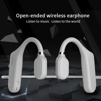 Nu In-Ear Cască Conducție Osoasă Căști Bluetooth 5.0 Wireless IPX6 Impermeabil Sport Căști Ușoare Cârlig Ureche