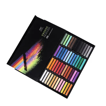 NYONI Profesionale Pictura cu Creioane Moi, Pastelate 12/24/48 Culori Artă Set de Desen Cretă de Culoare Creion Perie Pentru Arta Rechizite Școlare