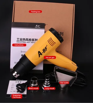 O-BF Industriale Pistol de Aer Cald afisaj Digital Pistol Electric de încălzire din Plastic de Sudură Uscător de Păr Fierbinte Folie Auto Prăjire 1600W/2000W