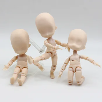 OB11 1/12 Nud Baby Dolls Mingea Corp Comun cu Stand Jucarii Mobile Mini figurina Jucării DIY BJD Papusa