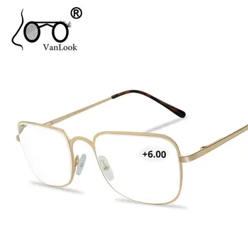 Ochelari de citit Bărbați Femei +450 +500 +550 +600 +650 +700 +750 +800 din Oțel Inoxidabil, Sticlă Ochelari de Gafas de Lectura Ieftine
