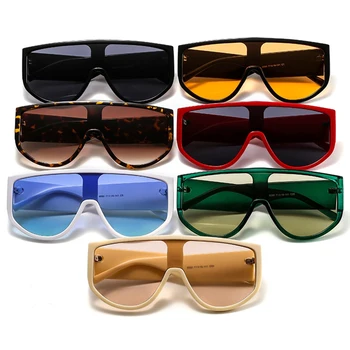 Ochelari de soare pentru femei de moda 2020 epocă cadru Mare Gradient de nuante pentru femei Ochelari de moda pilot de Brand Designer de ochelari de Soare