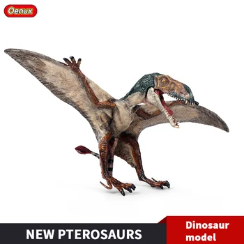 Oenux Original Nou Jurassic Pterosaur Pterosauria Figurine de Păsări din PVC Dinozauri Lume Modelul de Colectare de Jucării Pentru Copii Cadouri