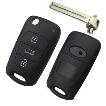 OkeyTech pentru Hyundai Santa Fe I20 I30 Ix25 Ix35, Kia Sportage de la Distanță Masina Flip Pliere Auto Smart Key 433Mhz ID46 Cip 3 Butoane