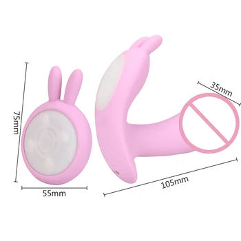 OLO de Control de la Distanță ușor de Purtat Rabbit Vibrator 10 Moduri de Vibrație Inteligent de Încălzire Dildo Vibrator G-spot stimularea Clitorisului