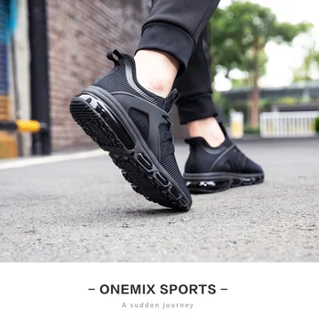 ONEMIX 2020 Pantofi Barbati Adidasi de Vara Usoare Brethable Plasă de Mocasini Casual Apartamente Pernă de Aer Funcționare, Jogging, Mers pe jos Pantofii